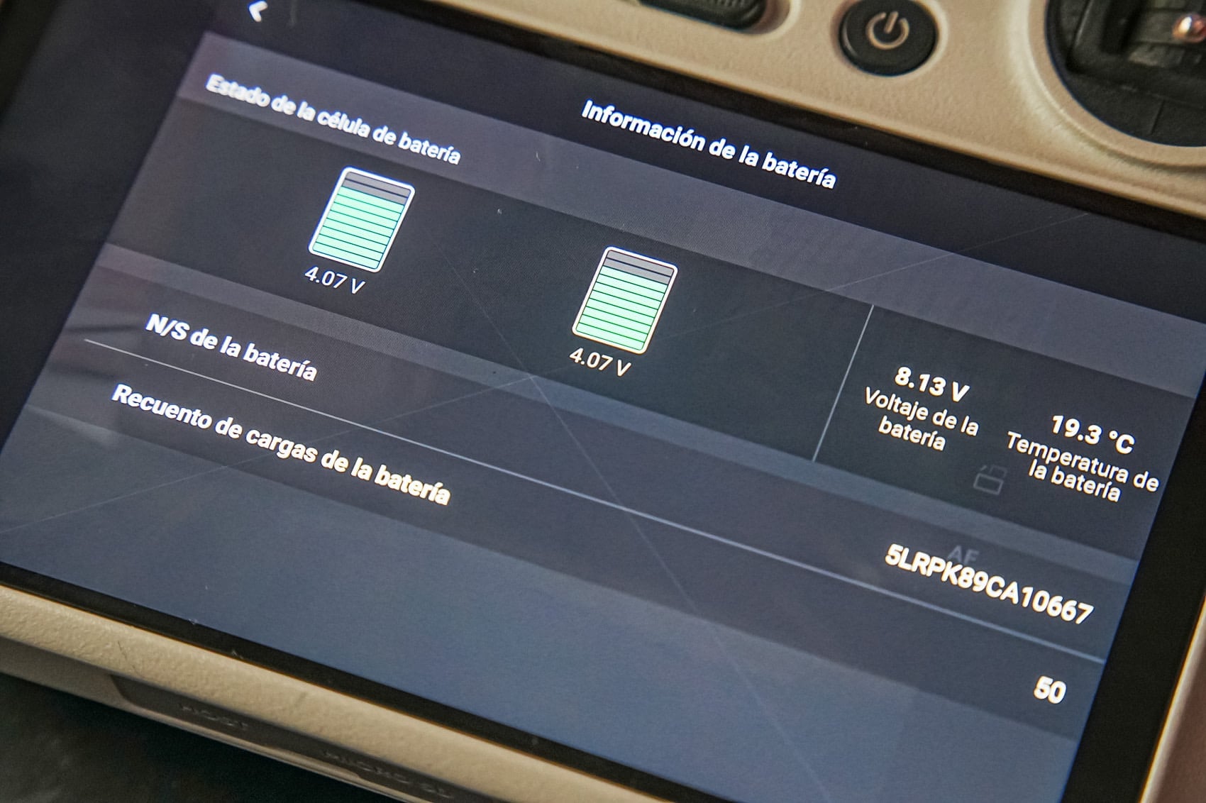 Cell state of battery