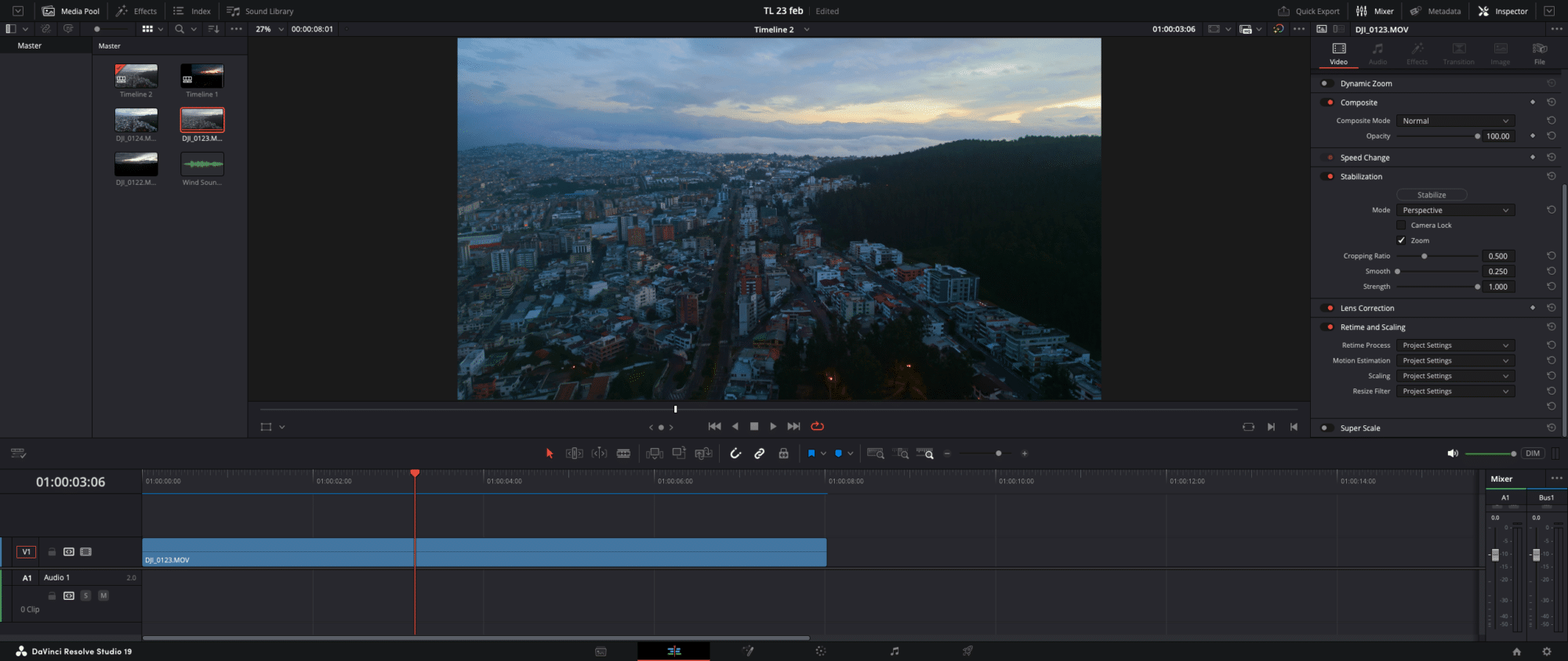 D-Cinematic profile after color grading