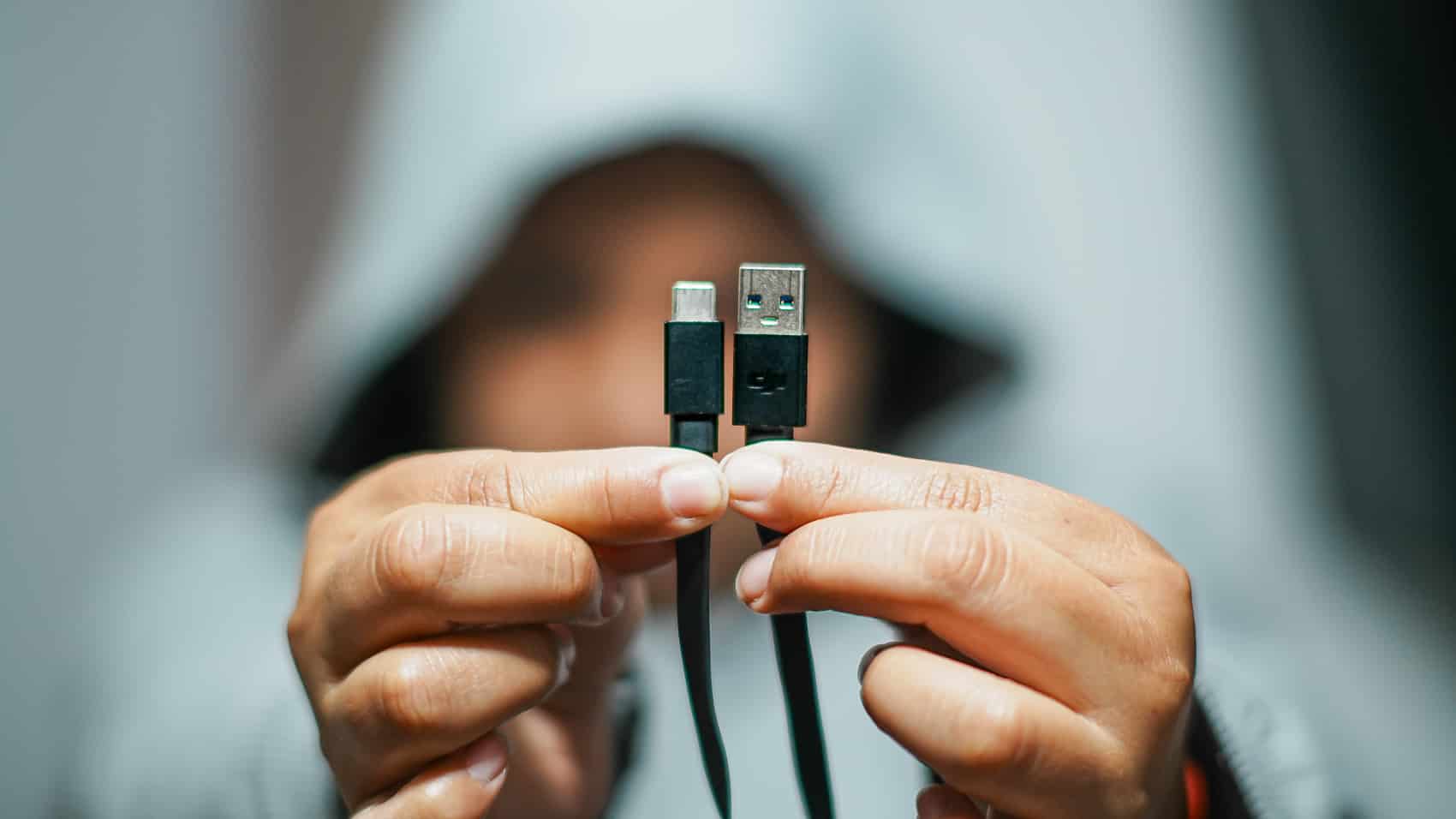 A dji usb-a to usb-c cable
