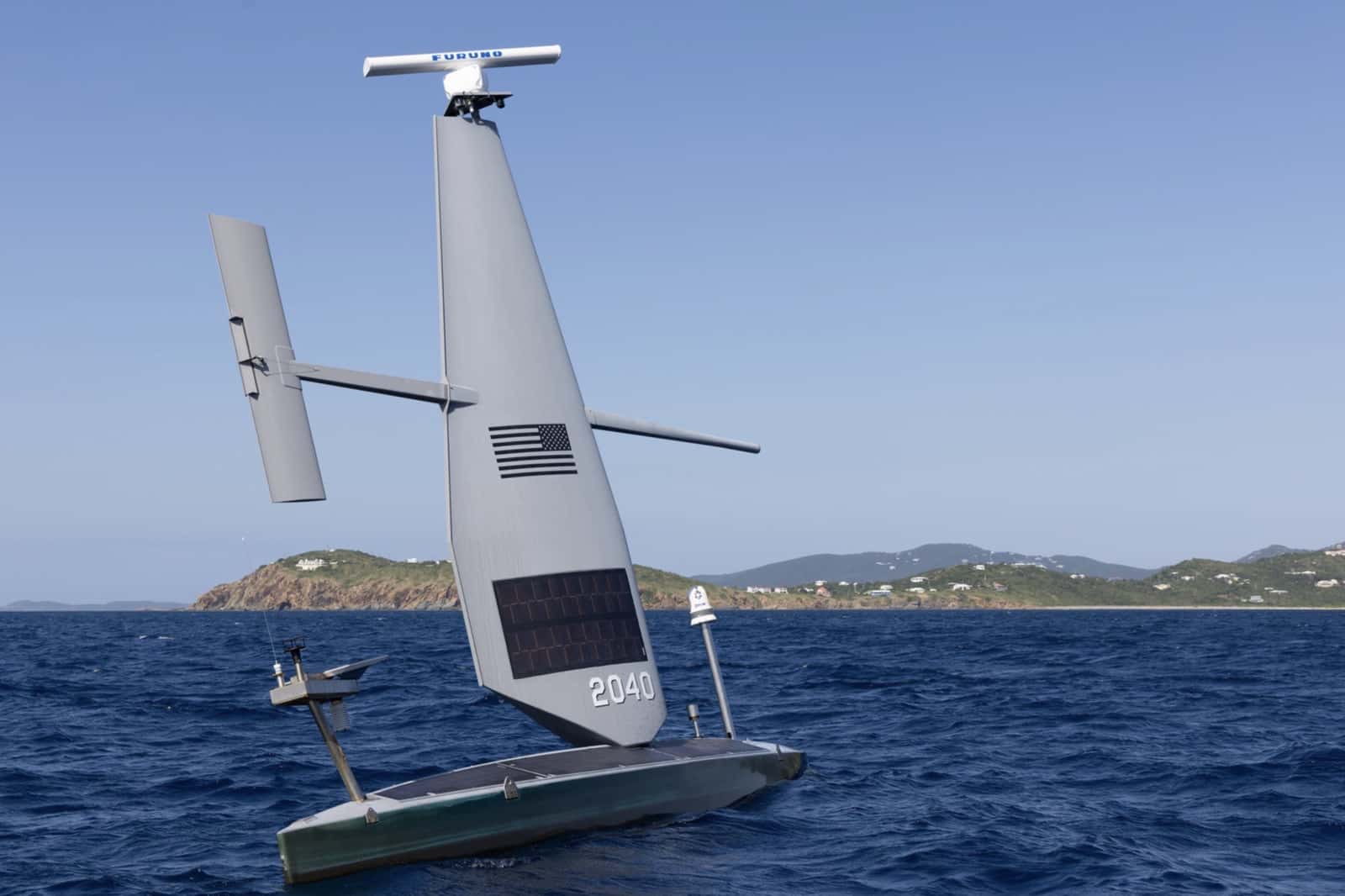 Wind and solar powered Voyager built for months-long uncrewed patrols.