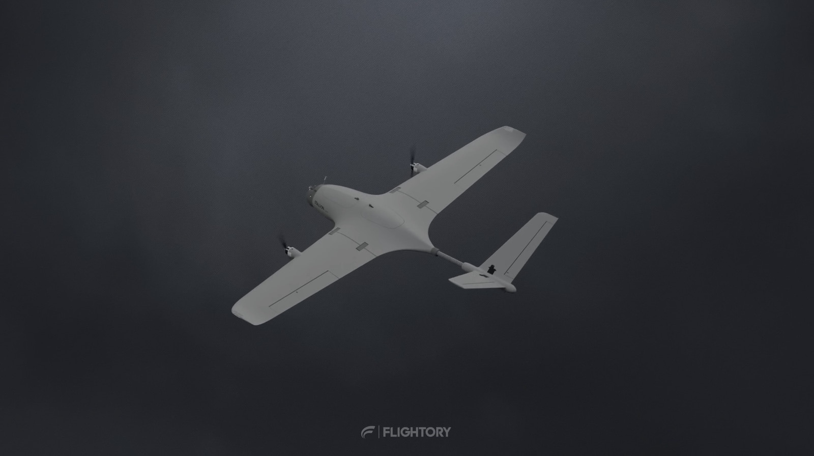 Snap-fit wing attachment that locks the wing onto the Stallion fuselage.
