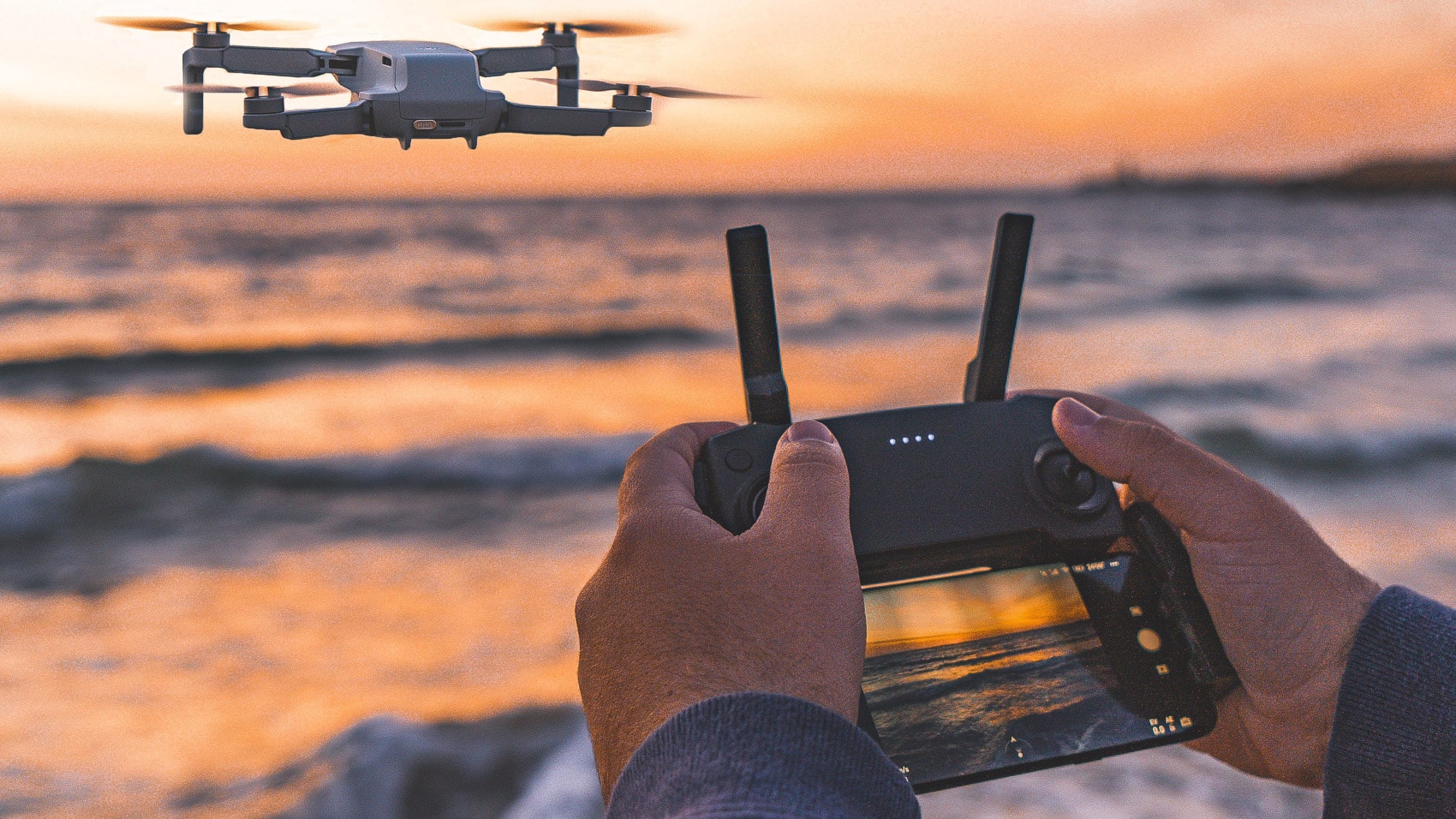 Incorrect way to fly a drone