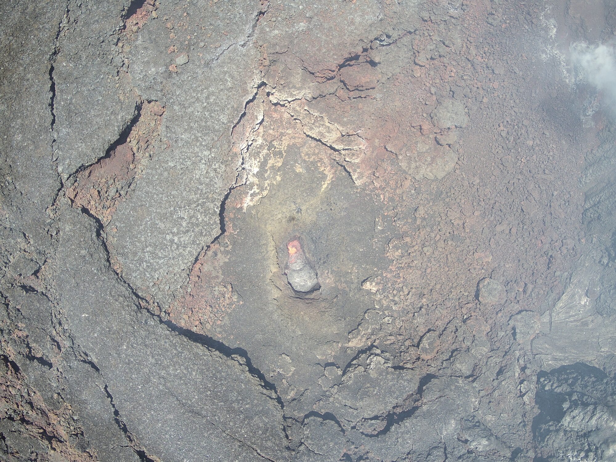 UAS dji matrice volcano lava