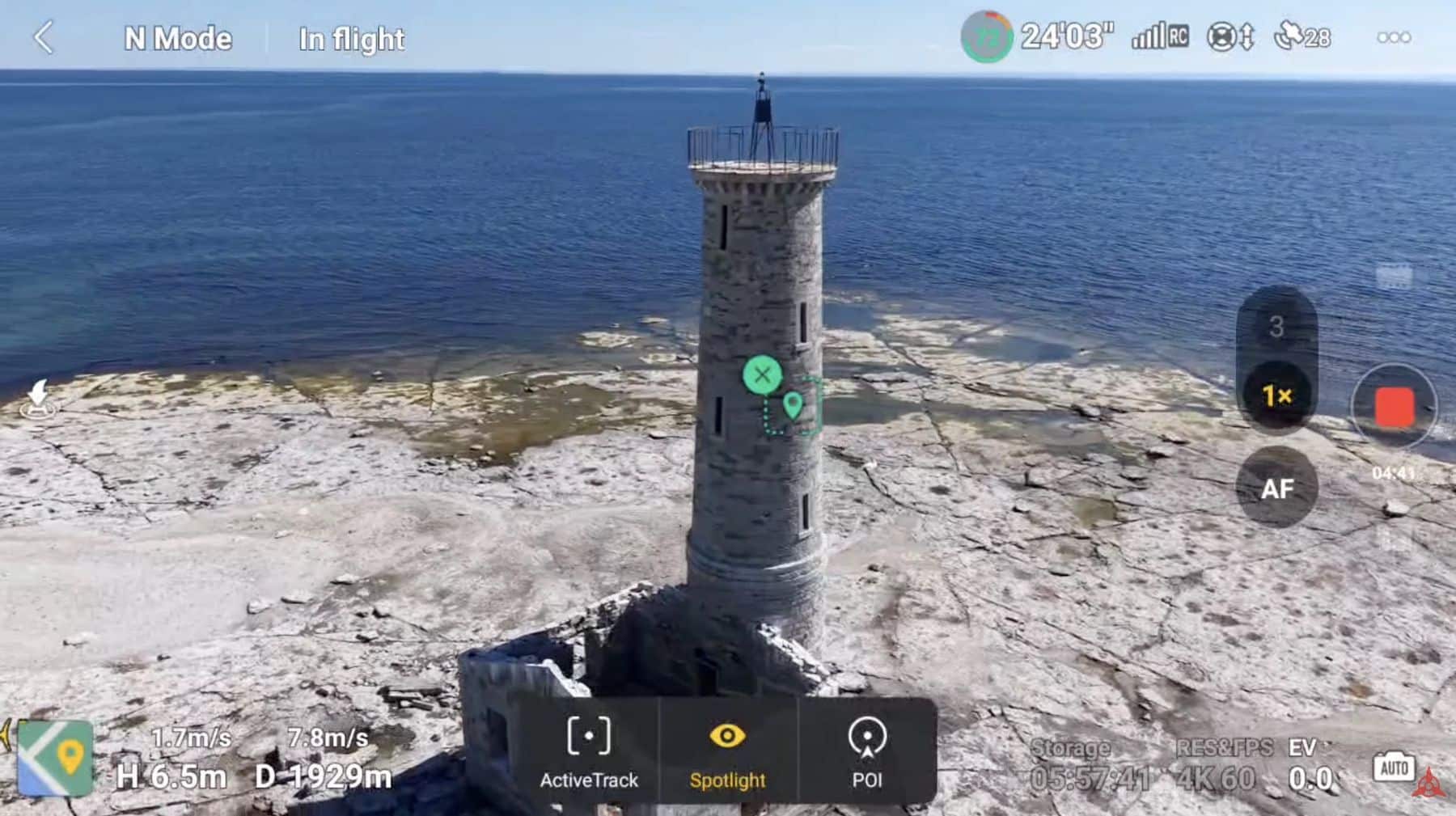 Air 3S subject-tracking footage of the kind used for driving and sports.