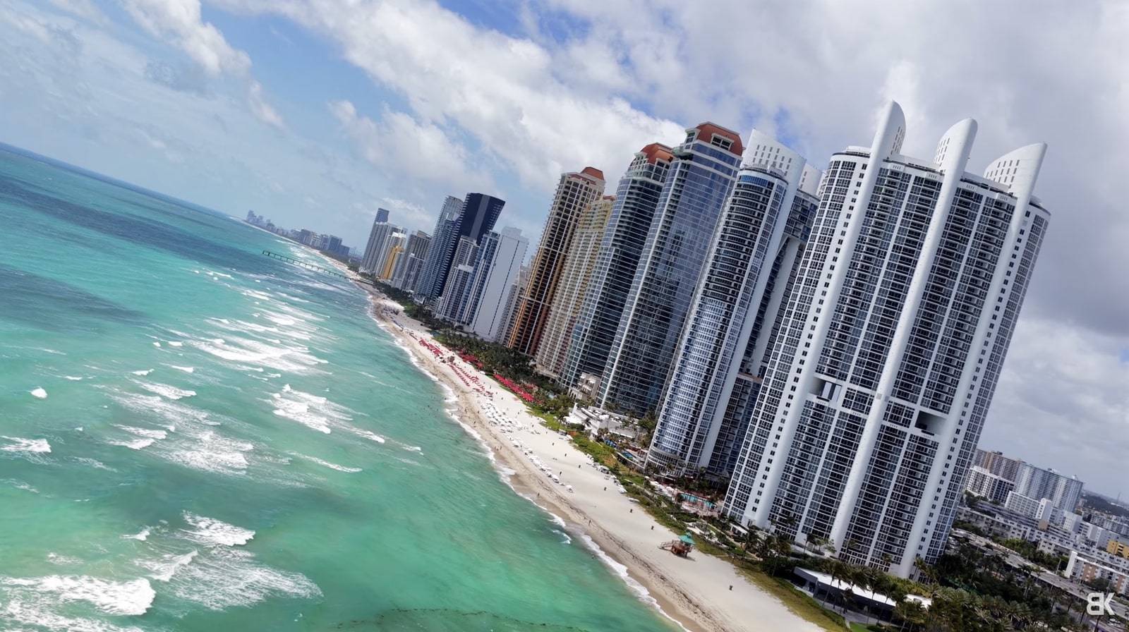 Aerial sample from the Mavic 4 Pro showing its color rendering and dynamic range.