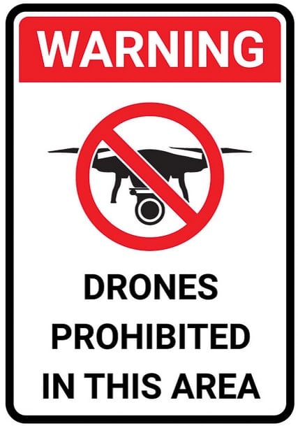 no fly zone drone