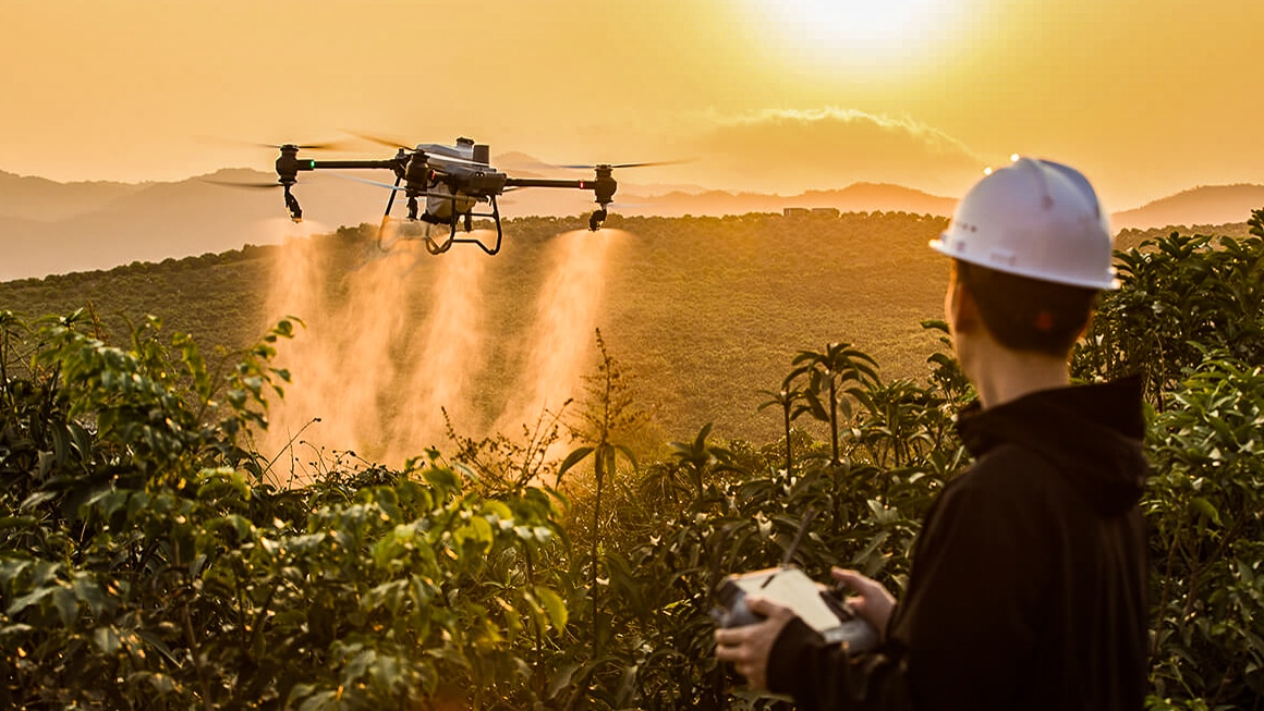drone spray pasture weed uas uav agras dji