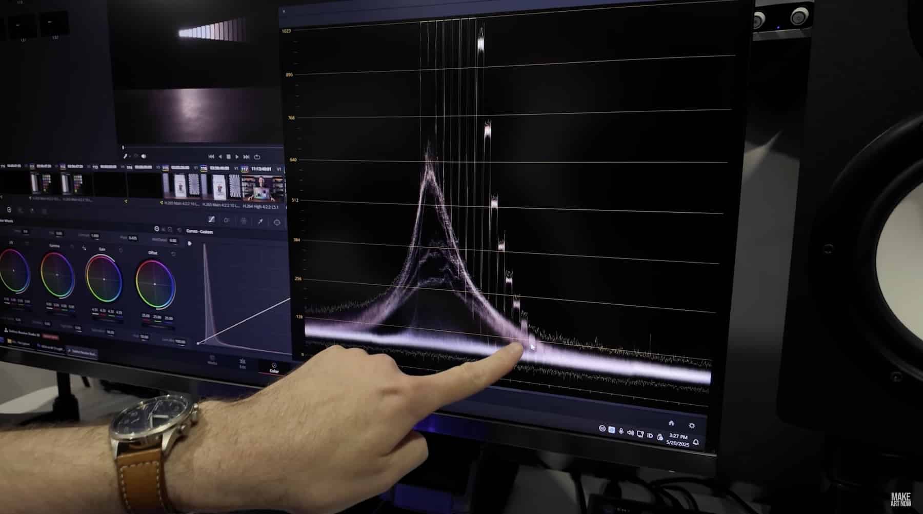 The Xyla 21 chart test that put D-Log M at 17.7 stops of dynamic range.