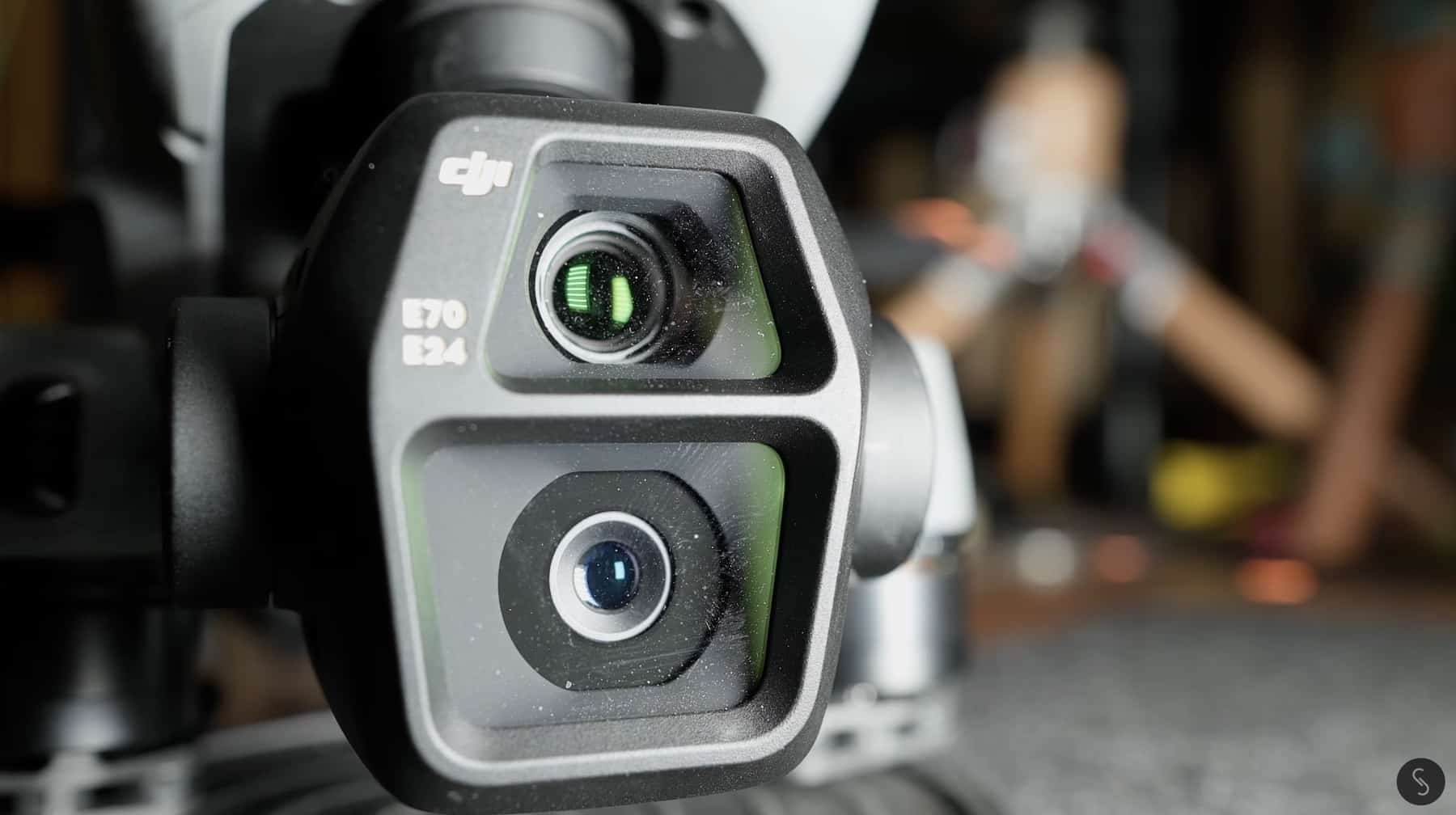 DJI Air 3S drone pictured during a head-to-head comparison with the Mavic 4 Pro.