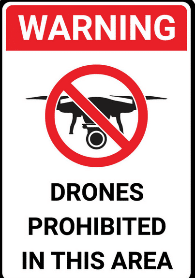 dji drone no fly