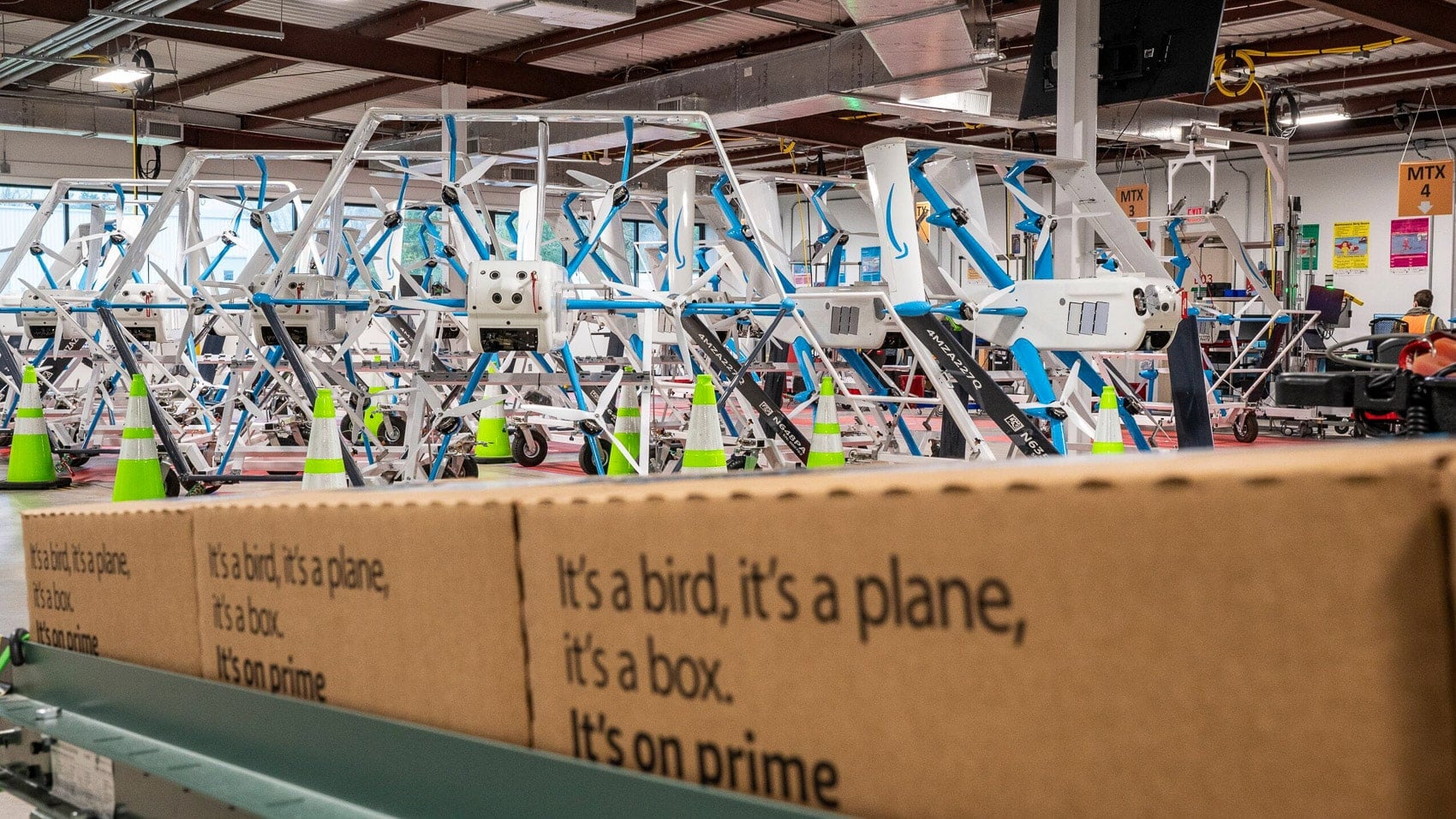 amazon drone uav delivery fly work uas
