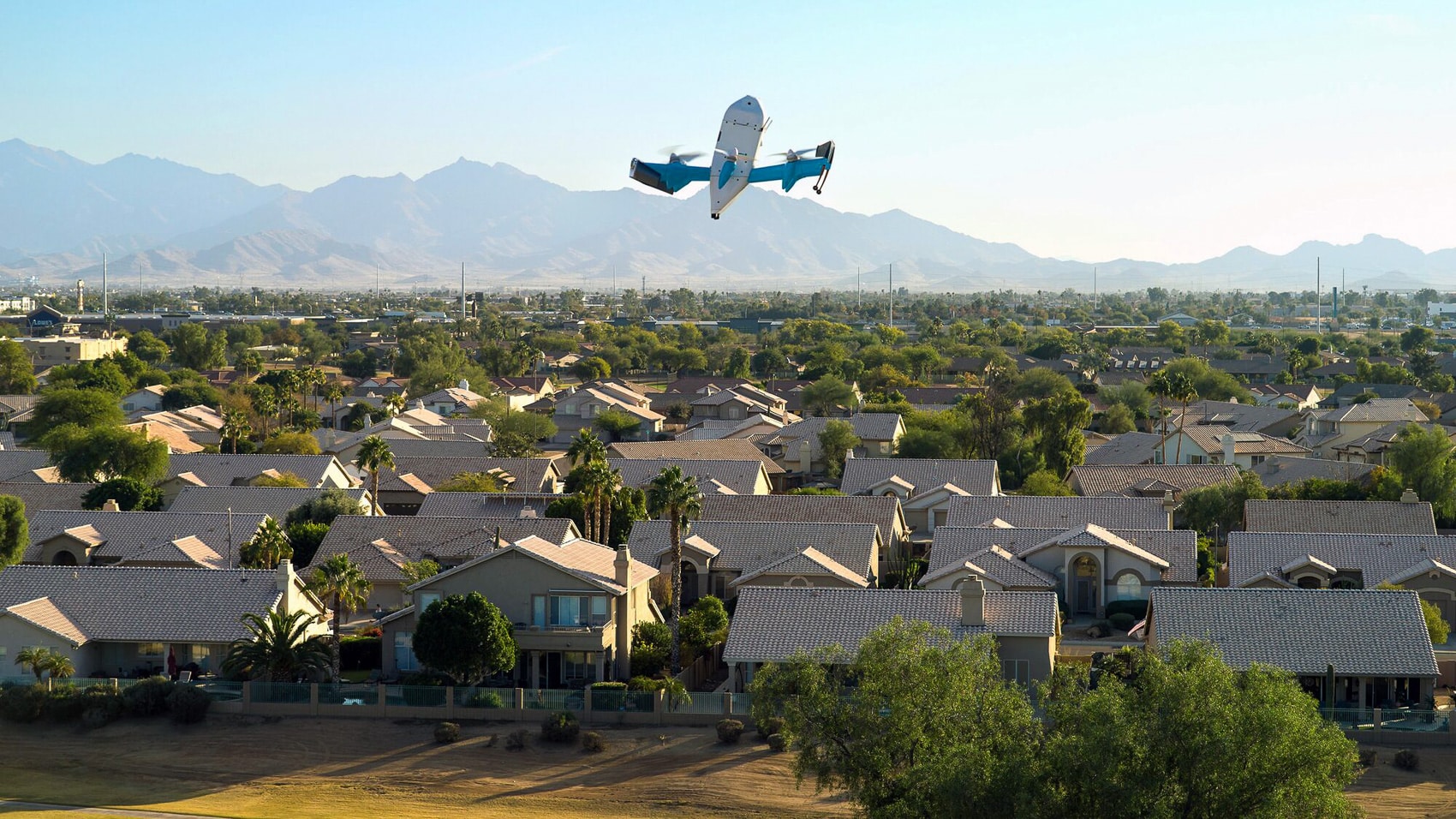 amazon drone uav delivery fly work uas