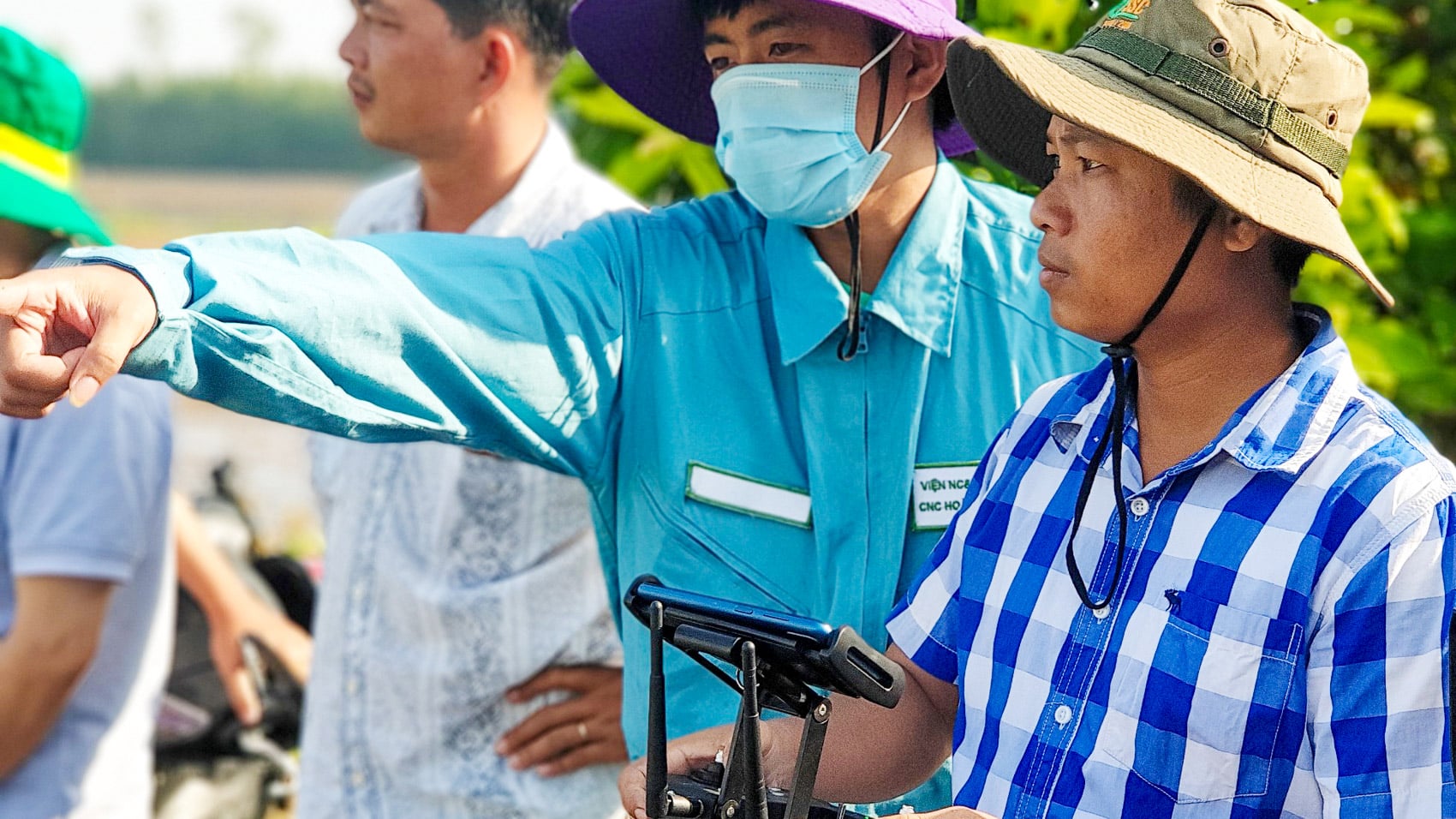 vietnam drone uas uav rice crop