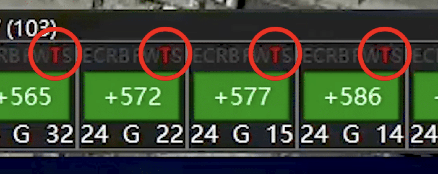 Red circles highlight the red T wind-limit error repeated across drone status rows.
