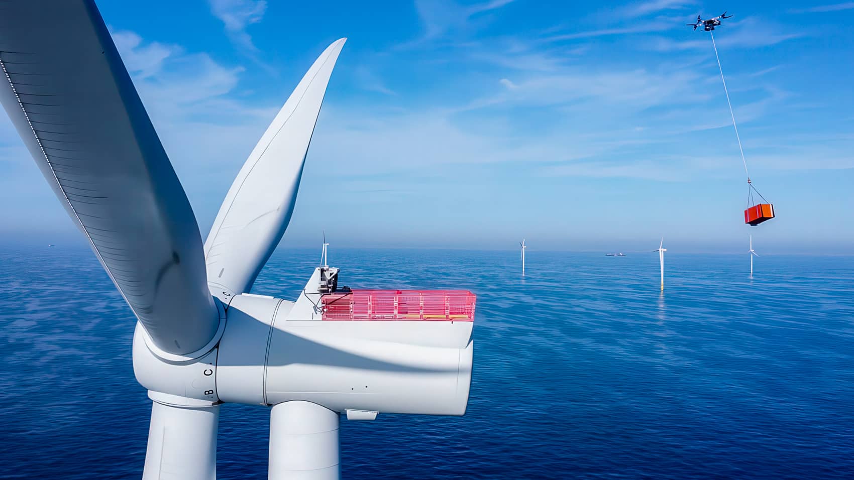 Giant Drones Haul Gear to Wind Farms Like Sky Couriers