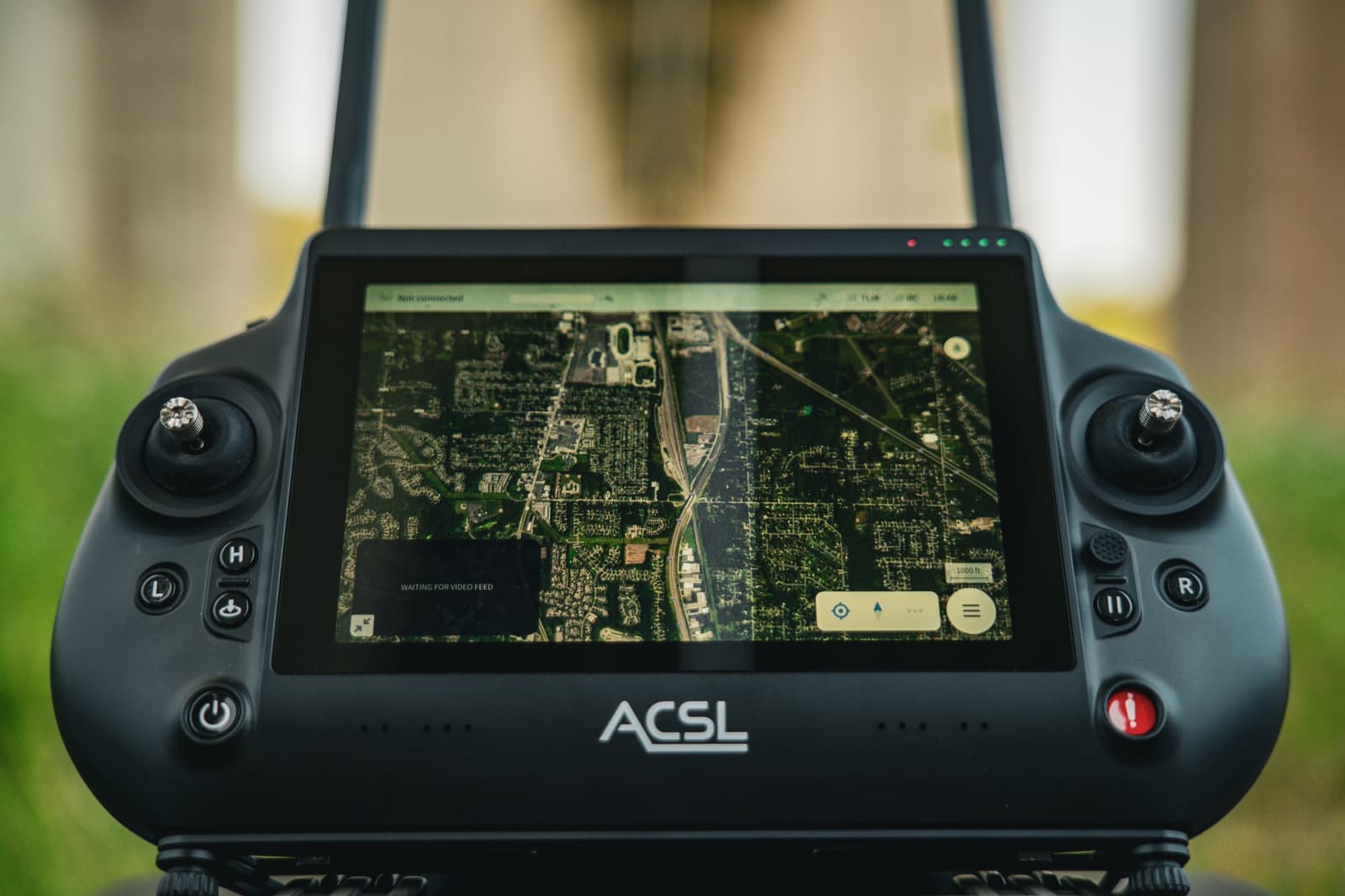 ACSL TAITEN Smart Controller, an NDAA-compliant remote with a 7-inch integrated display.