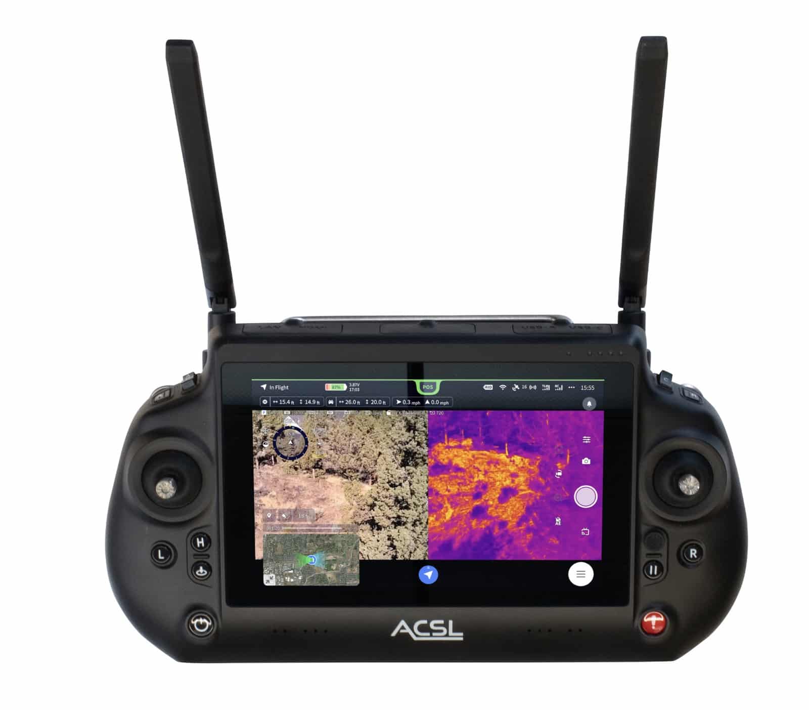 ACSL hardware featured in its collaboration with Teledyne FLIR's Thermal by FLIR program.