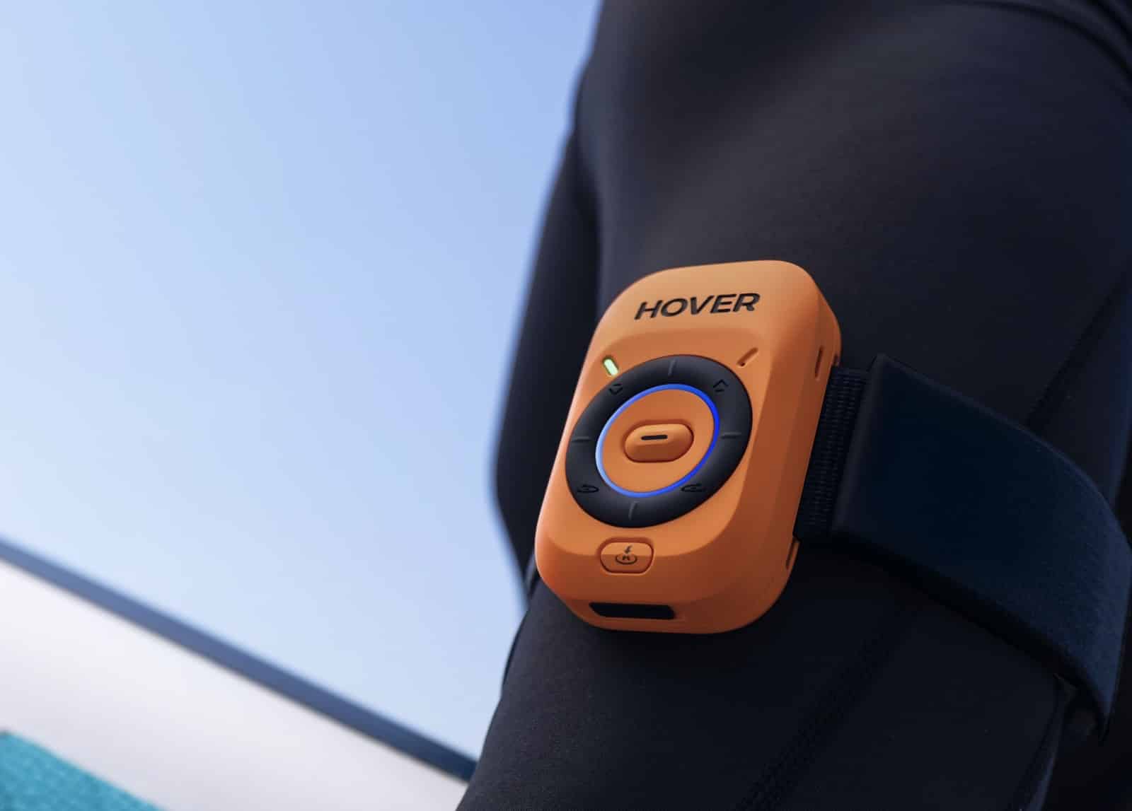 The wrist-worn Lighthouse accessory used to launch, recall and control the AQUA.