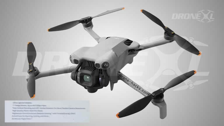 DJI Mini 5 Pro product image and features leaked