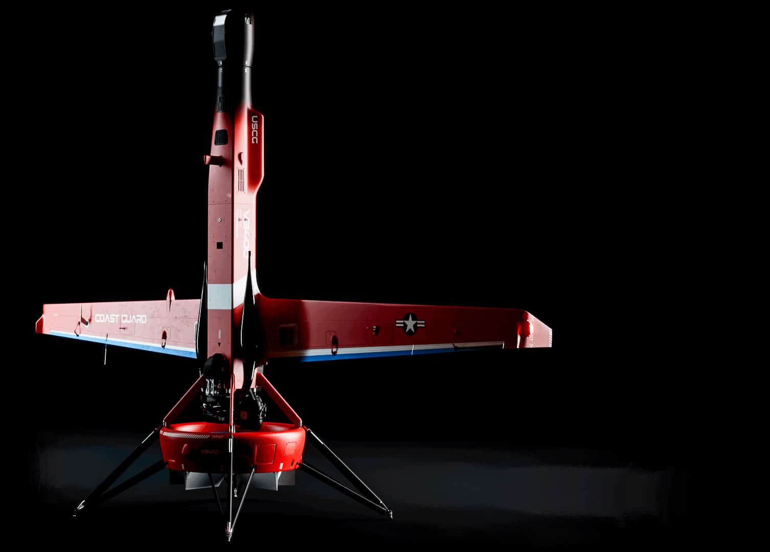 drones drone uas uav coast guard Shield AI V-BAT