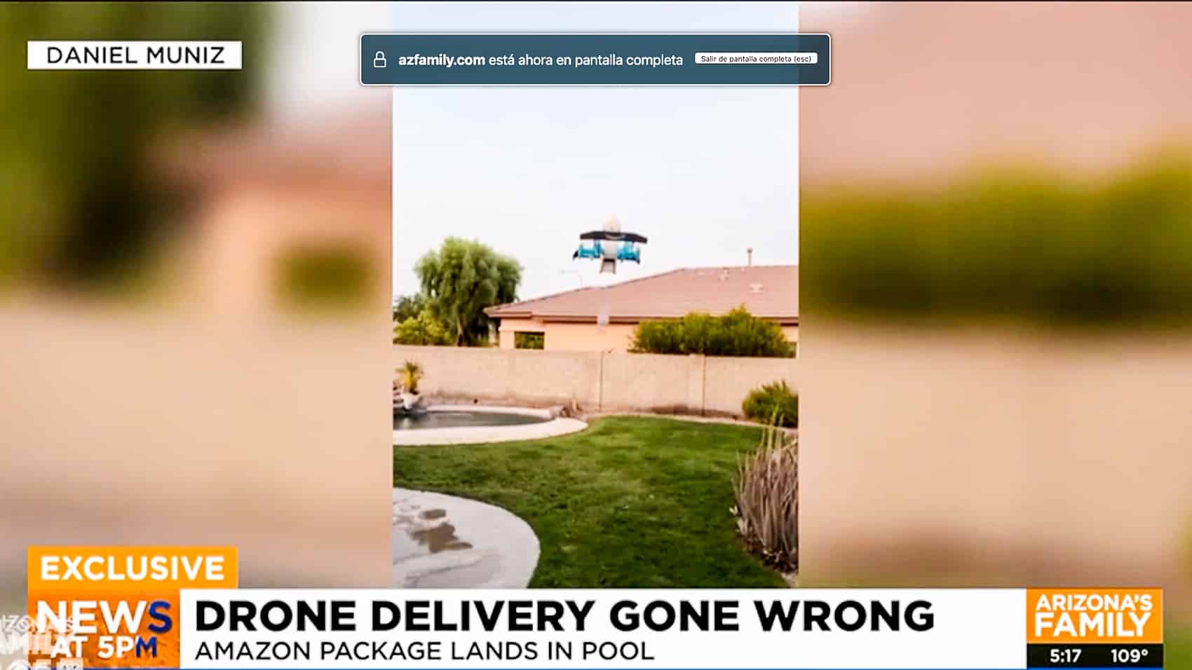 amazon pool drone drones delivery uas uav