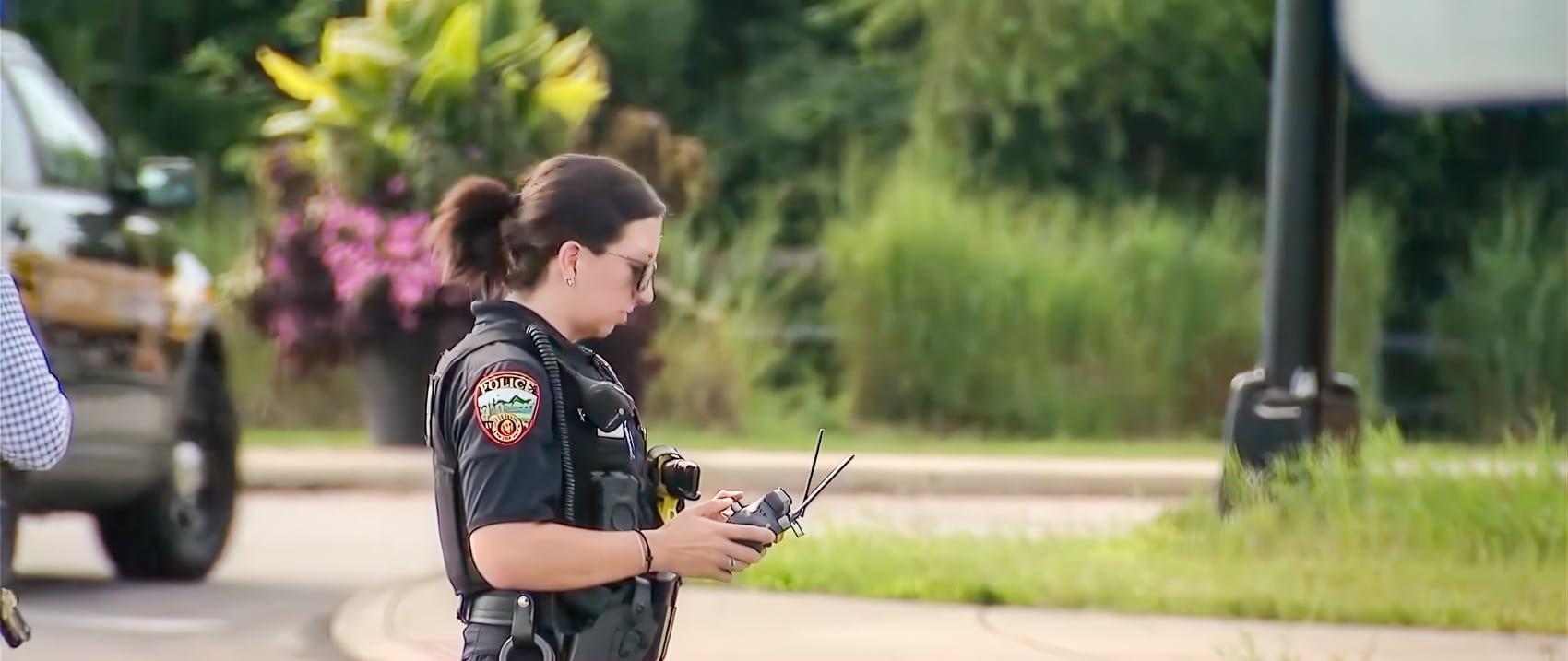 drone drones chase ohio k9 swat