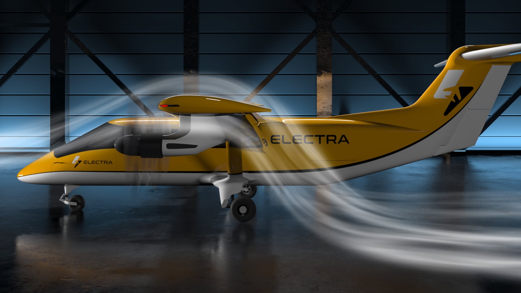Electra aero EL9 Air Travel Ultra-Short Flights Fly Drone Hybrid airplane