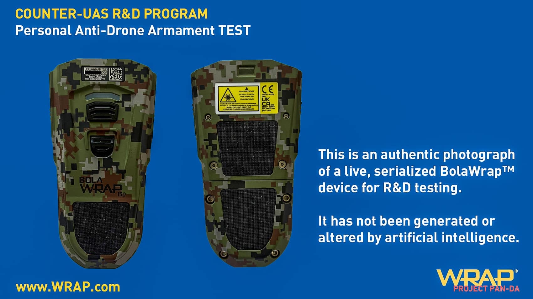 BolaWrap Snags Drones Lasso defense uav uas drone
