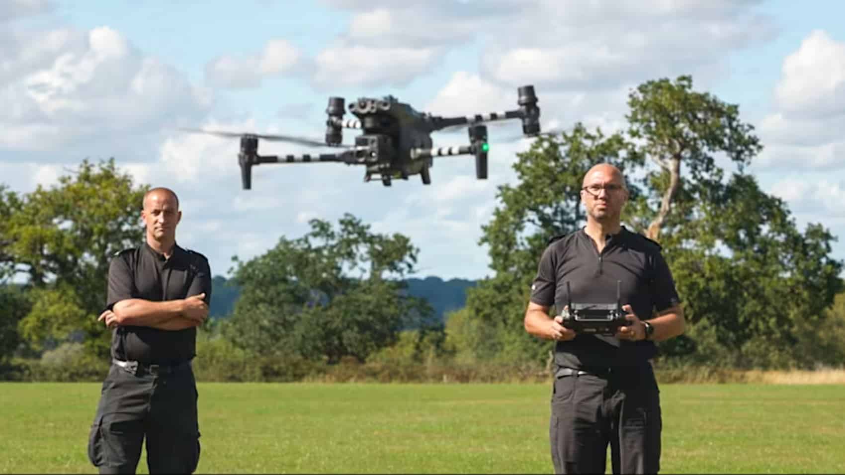 Drones to police from the skies during Trump visit
