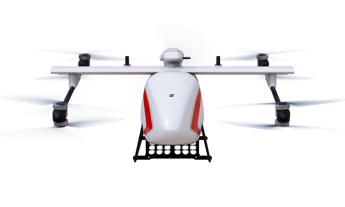 Phoenix Wings Ark 20 multirotor used for the over-water medical flights.