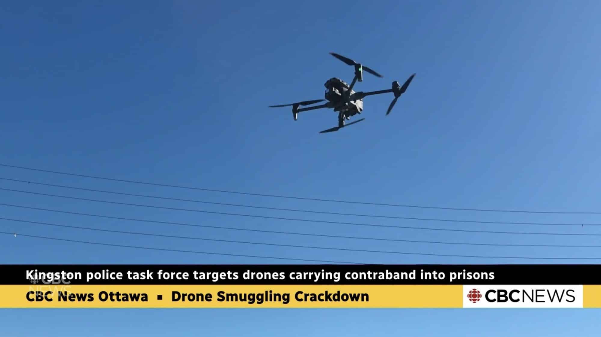 Officers from the Kingston joint task force that cut prison drone drops by half.