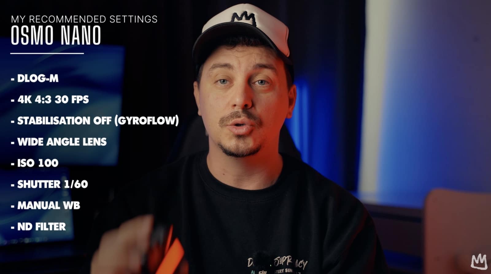 Mikhail Svilanov runs through his recommended Osmo Nano capture settings on camera.