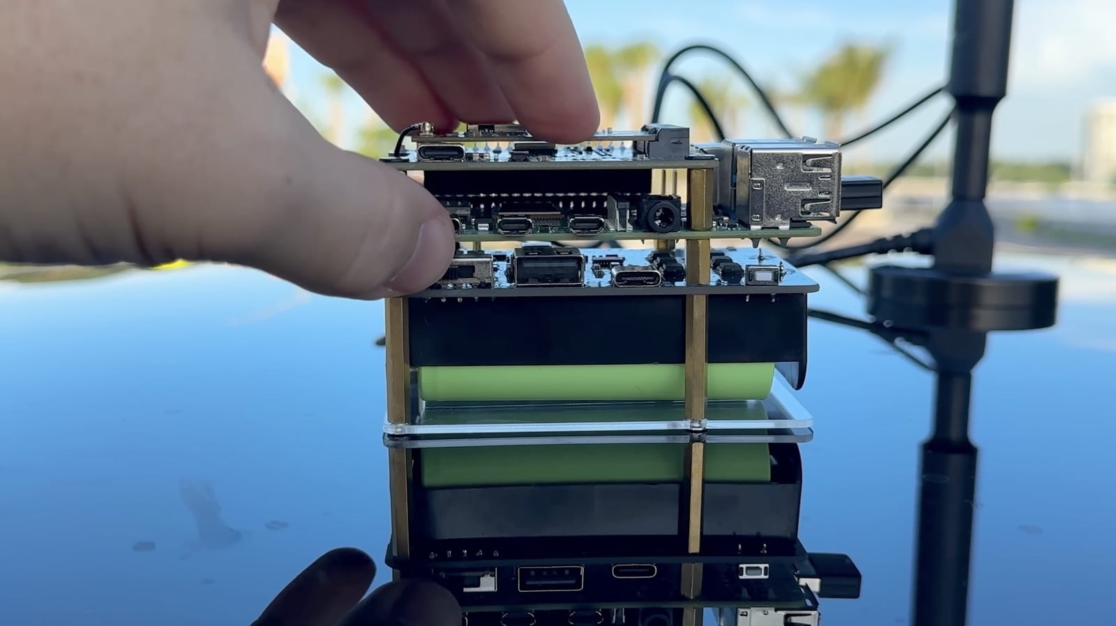 The Wi-Fi HaLow board that carries Scout's video over sub-gigahertz frequencies.