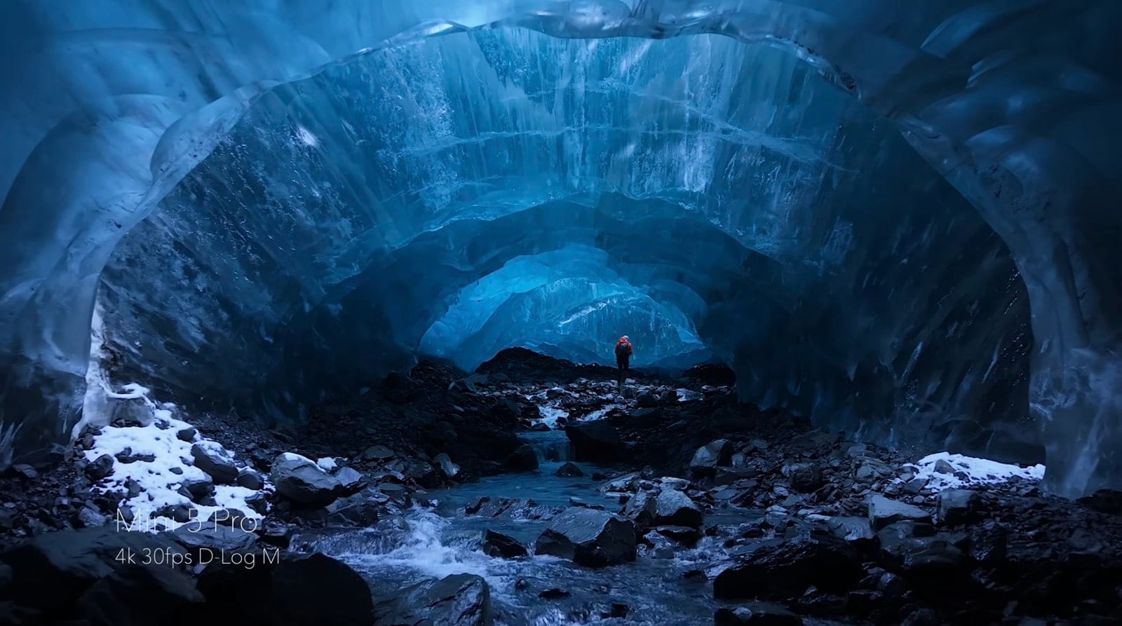 Alaskan landscape used to compare 4K D-Log M footage from both drones.
