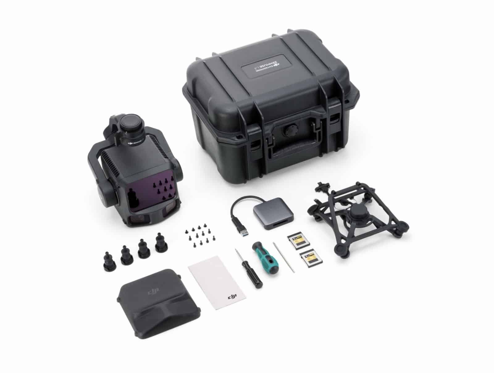 The suspected Zenmuse L3 ahead of the November 4 DJI Enterprise launch event.