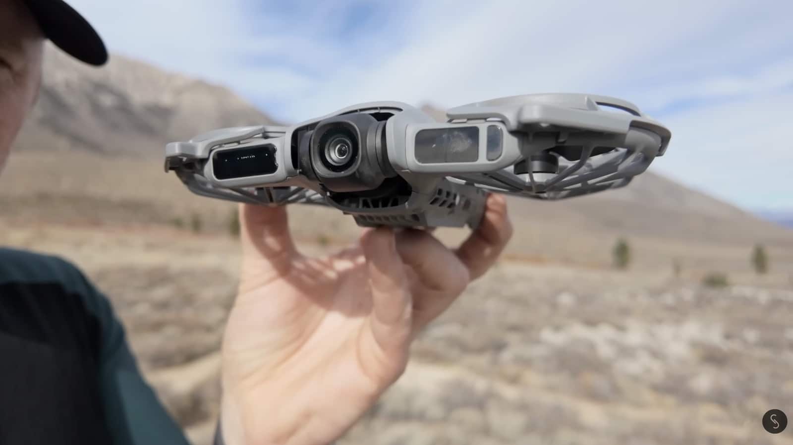 The DJI Neo 2 flying in the Sierra Mountains during Jake Sloan's first look.