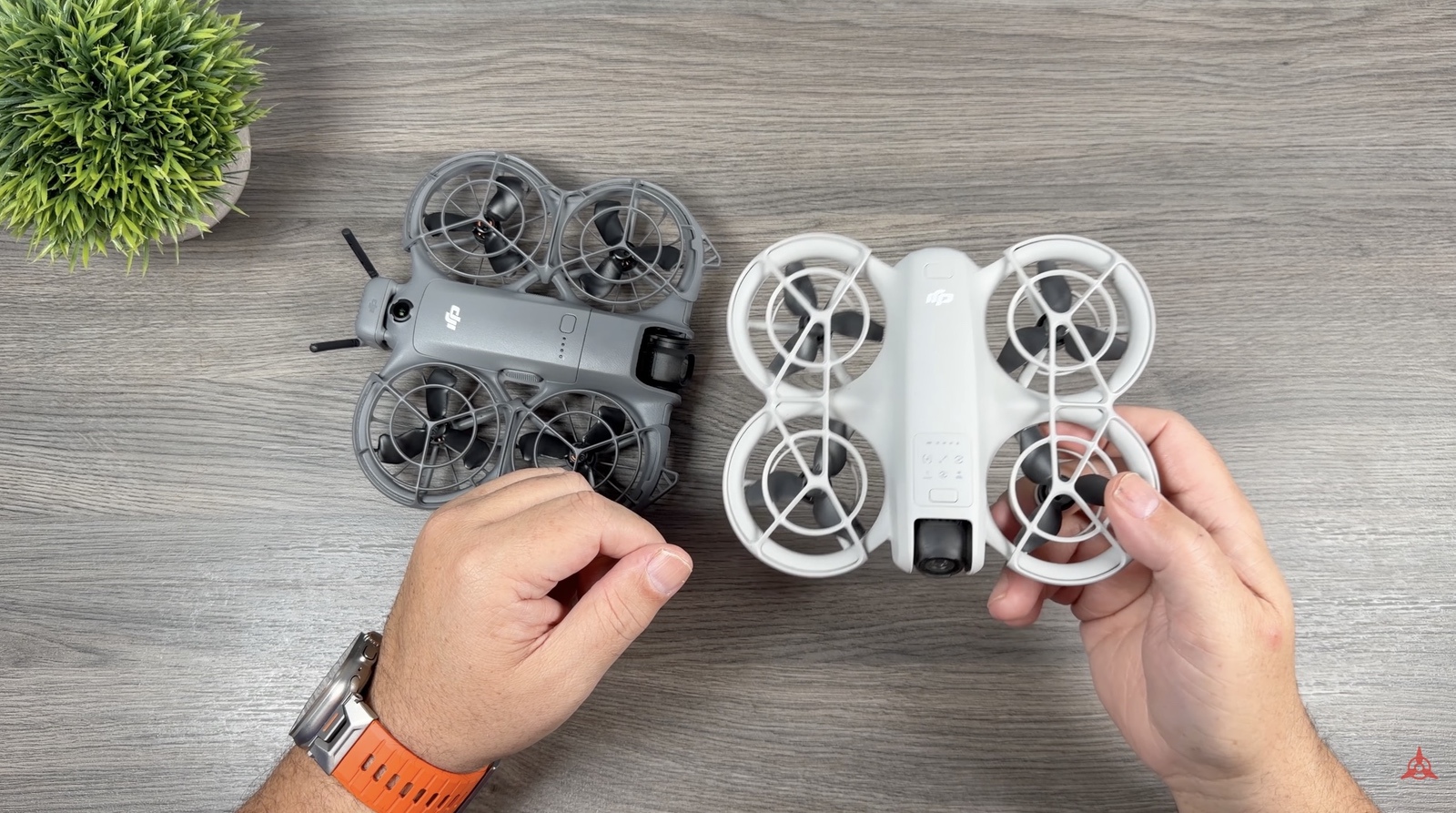 The DJI Neo 2, which carries 49GB of internal storage and no card slot.