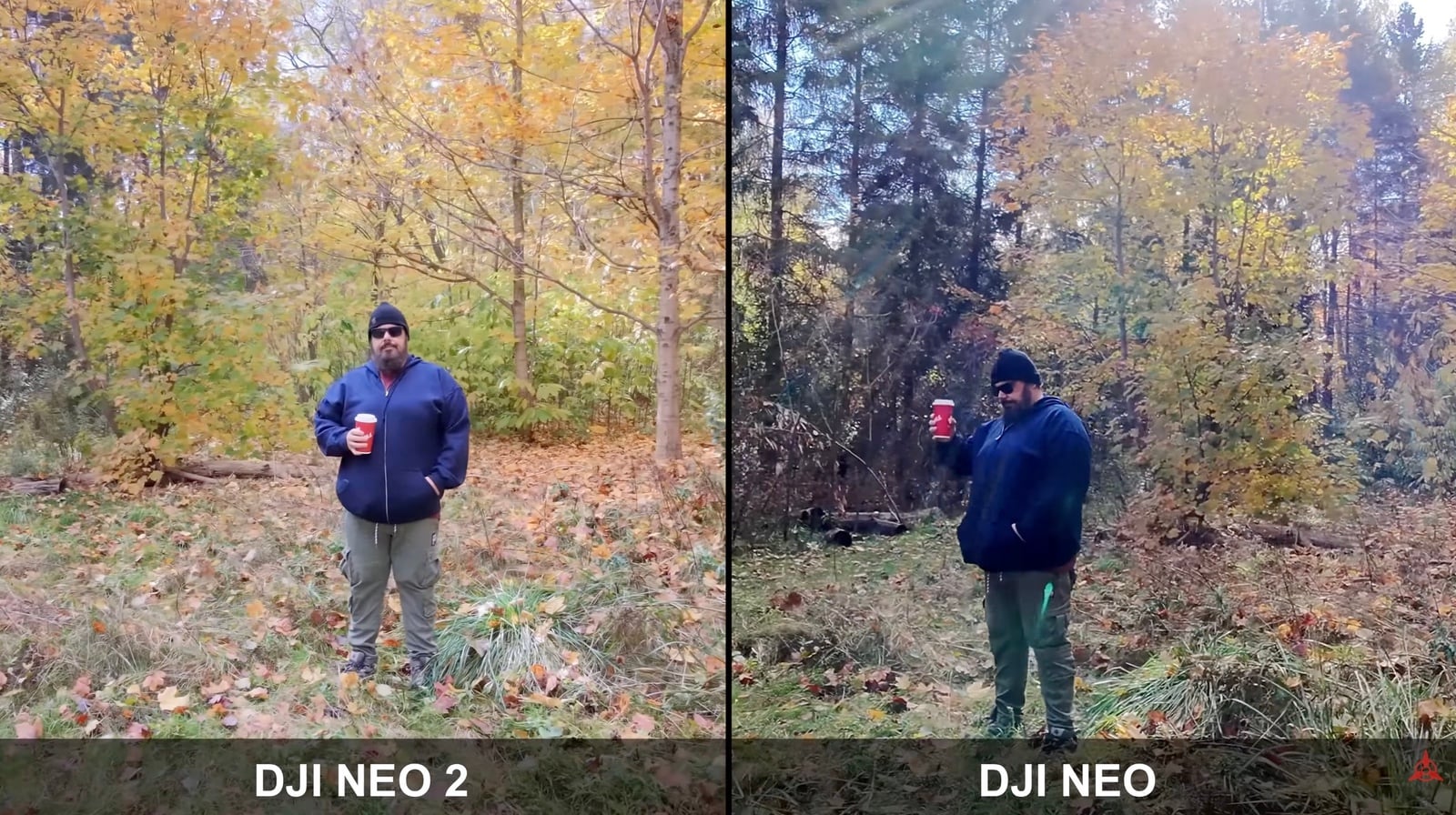 DJI Neo 2 tracking a rider at up to 27 mph (12 meters per second).