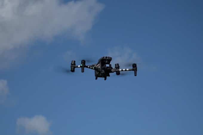 Police drone demonstration by Thames Valley Police. Photo Credits | Jamie Lashmar/PA Wire
