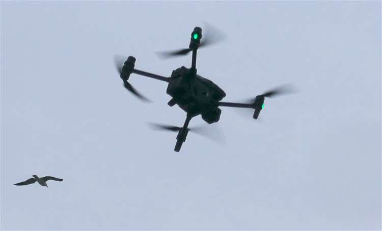 Kent Police DJI M30T prior to wreck on August 2nd, 2025.
