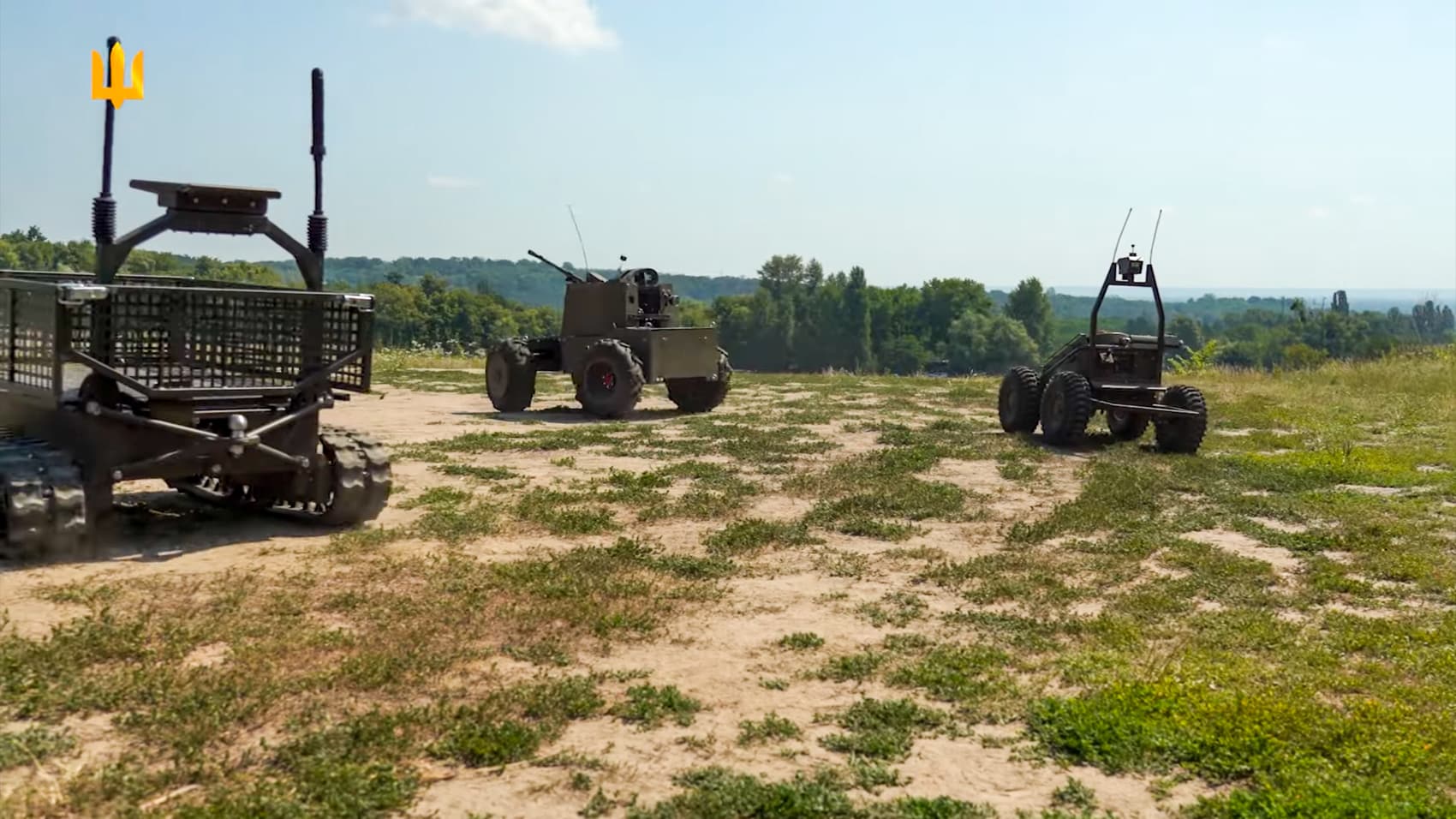 Ukraine Uses Ground Robots To See Through Heavy Fog