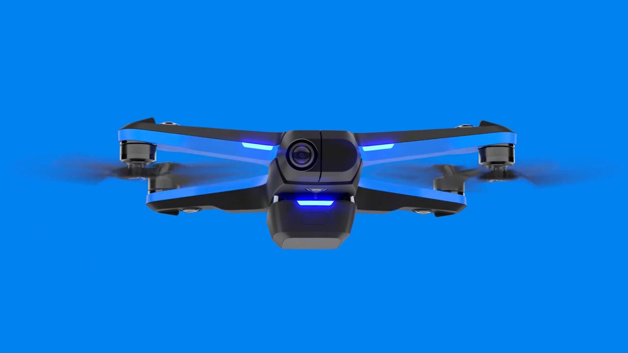 A Skydio drone of the kind students fly alongside the DJI Mavic 3 Pro.