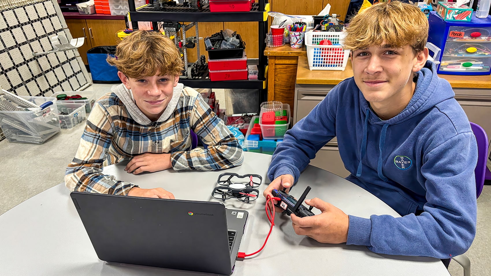 Lake Mills Students Take Flight with Drone Designers STEM Program