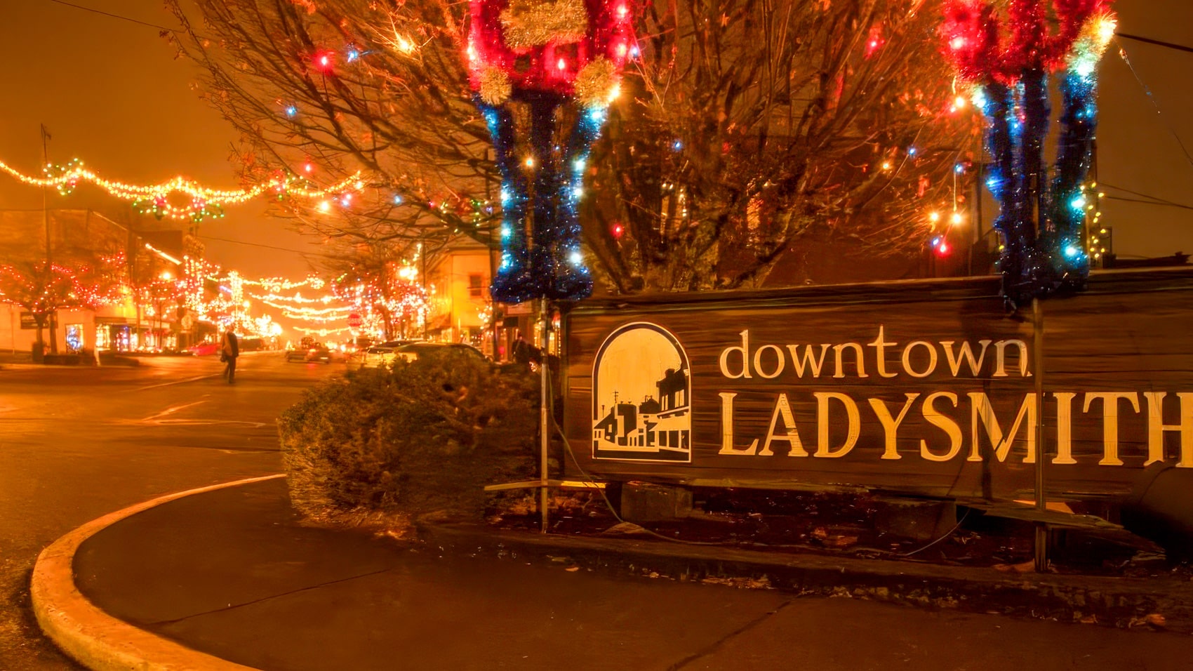 Drones Replace Fireworks at Ladysmith Light Up