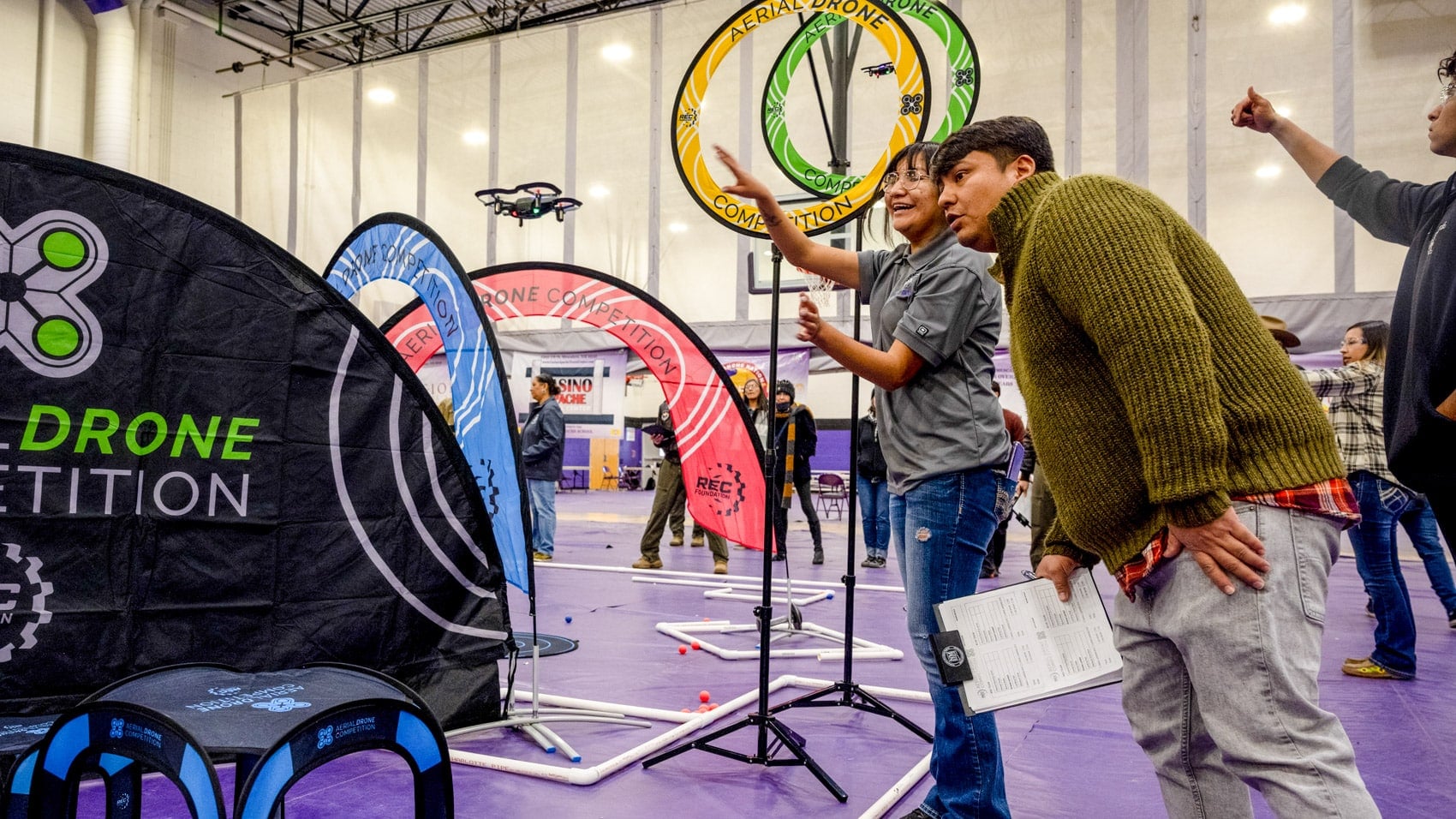 Students Gear Up for Mescalero Apache Drone Competition