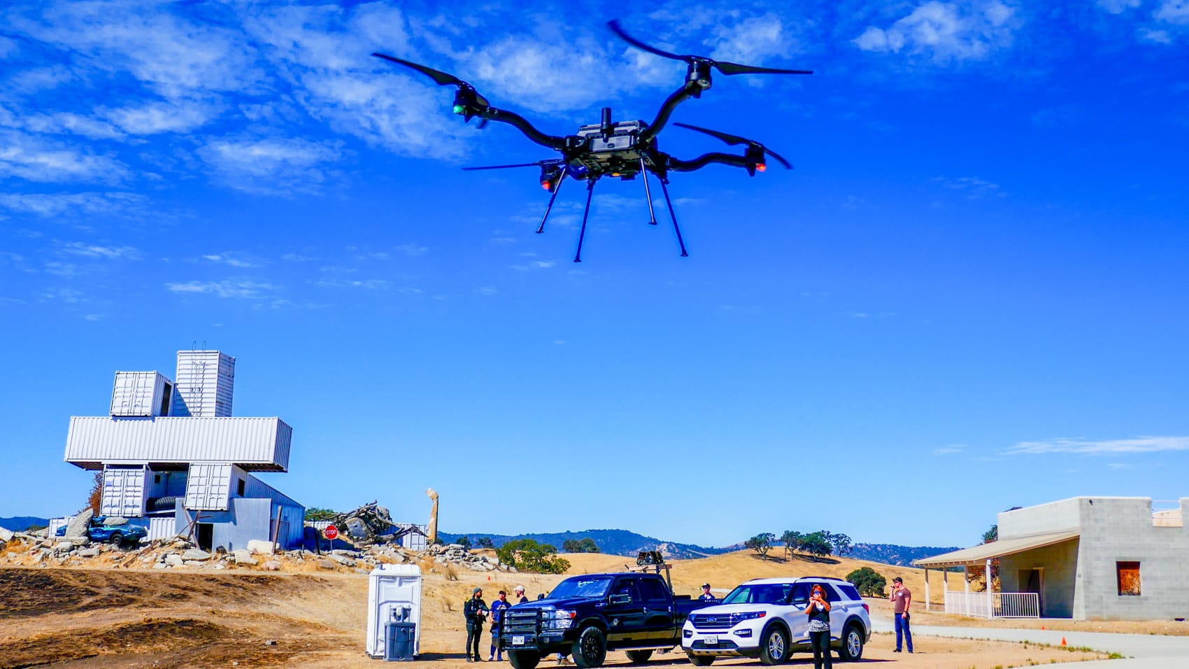 Test drones flown at varying altitudes against the passive detection system.