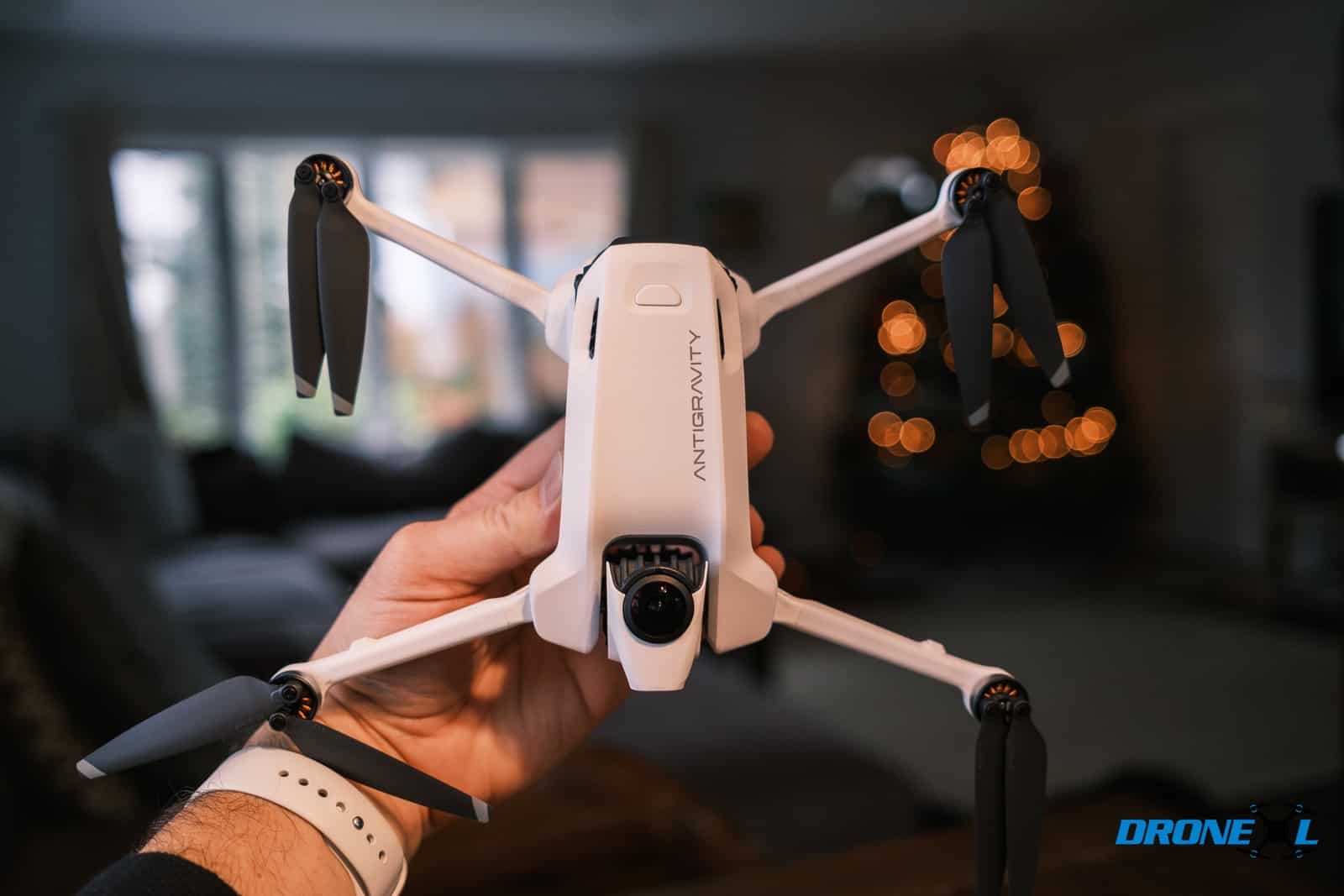 The A1 opened up and ready to fly with all four arms extended.
