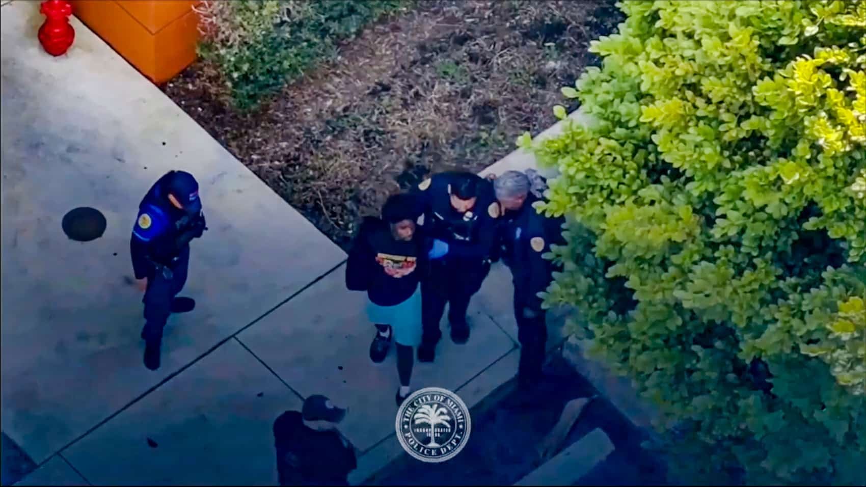 Miami PD drone catches suspect on camera in fast response