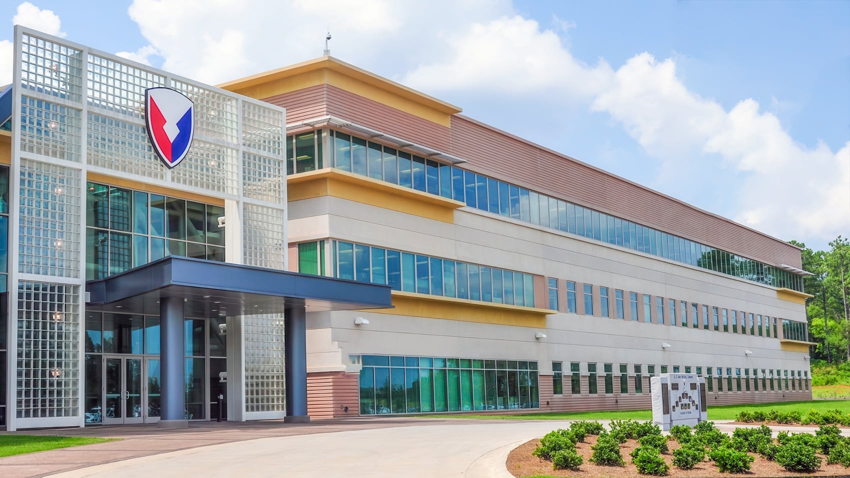 Exterior of the FBI facility housing the National Counter-UAS Training Center.