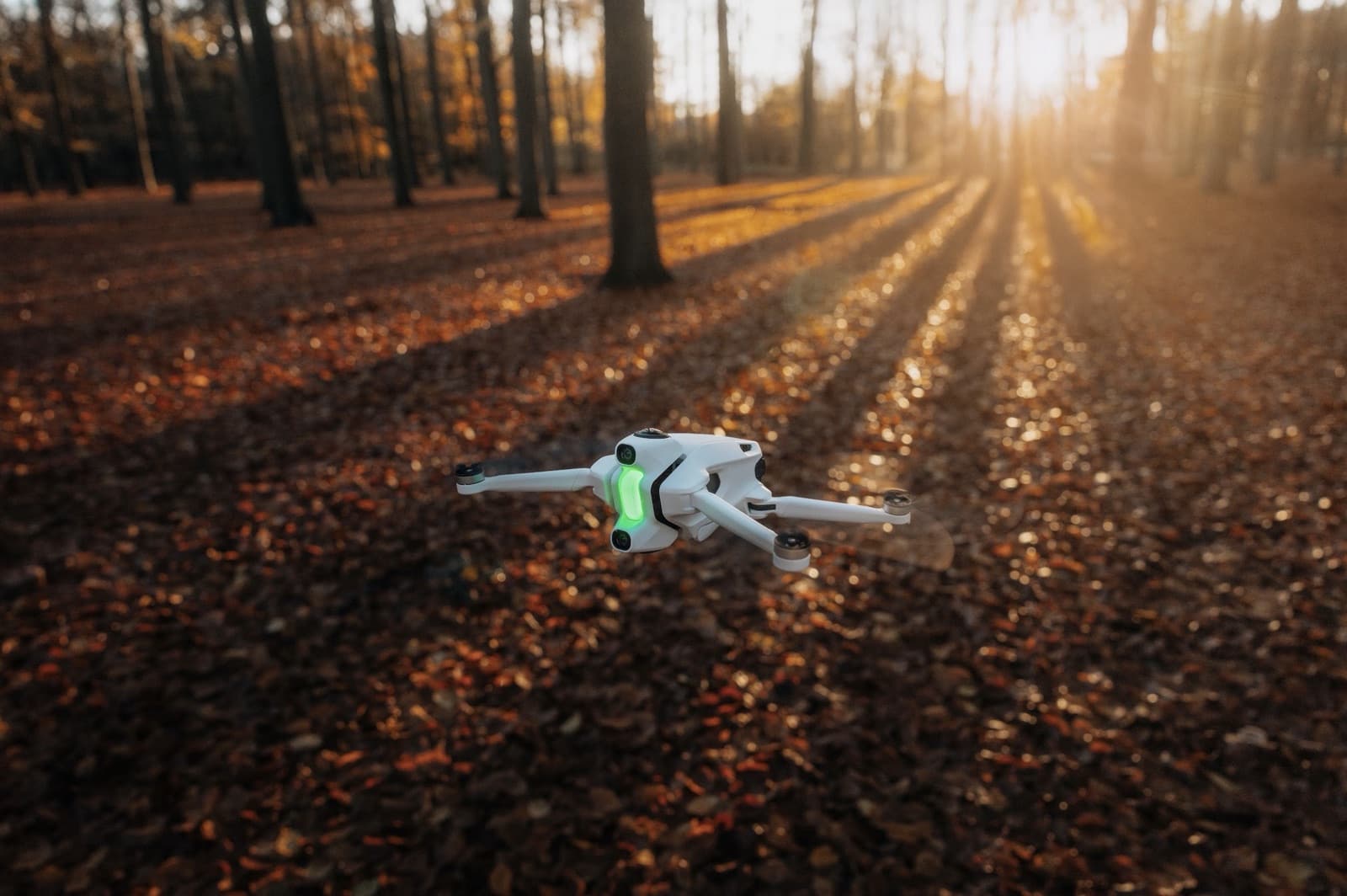 Another Antigravity handout of the A1 360 drone against open sky.